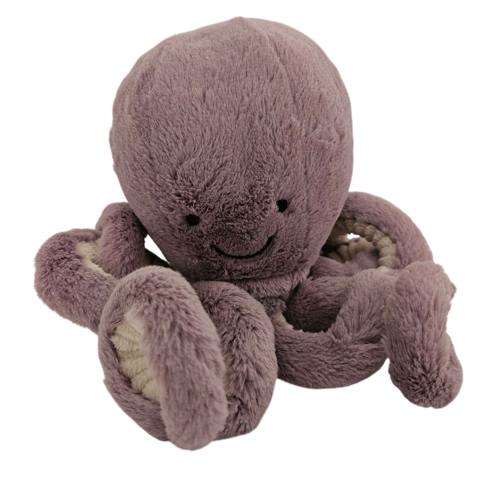 Jellycat Odyssey Octopus Plush Dusty Purple Stuffed Animal Toy 7 Inch London